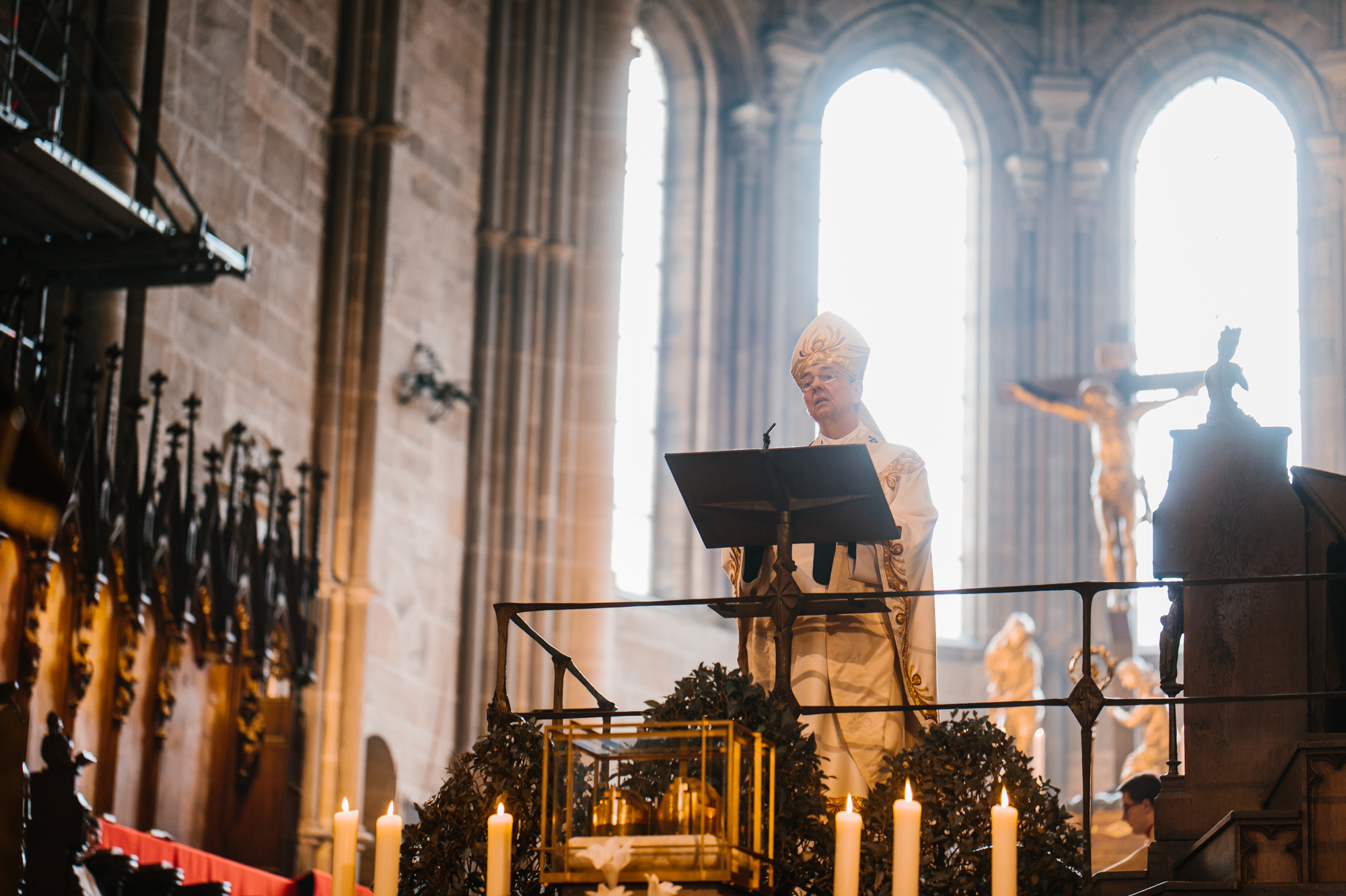 Erzbischof Ludwig Schick Kunigundentag weiß