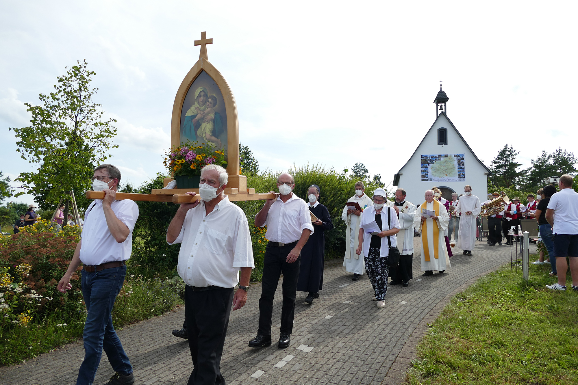 Fränkischer Marienweg Prozession