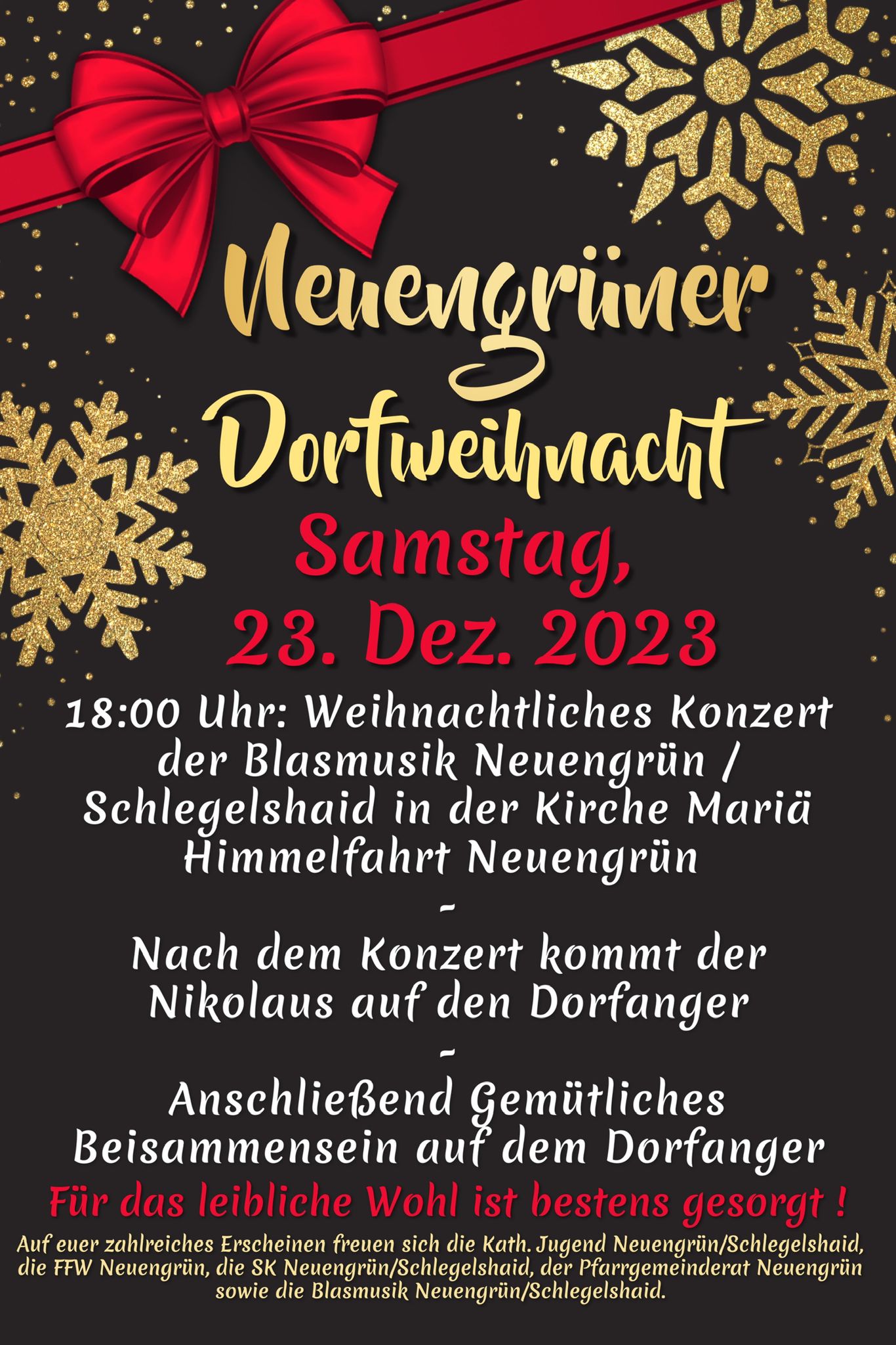 Dorfweihnacht Neuengrün 2023