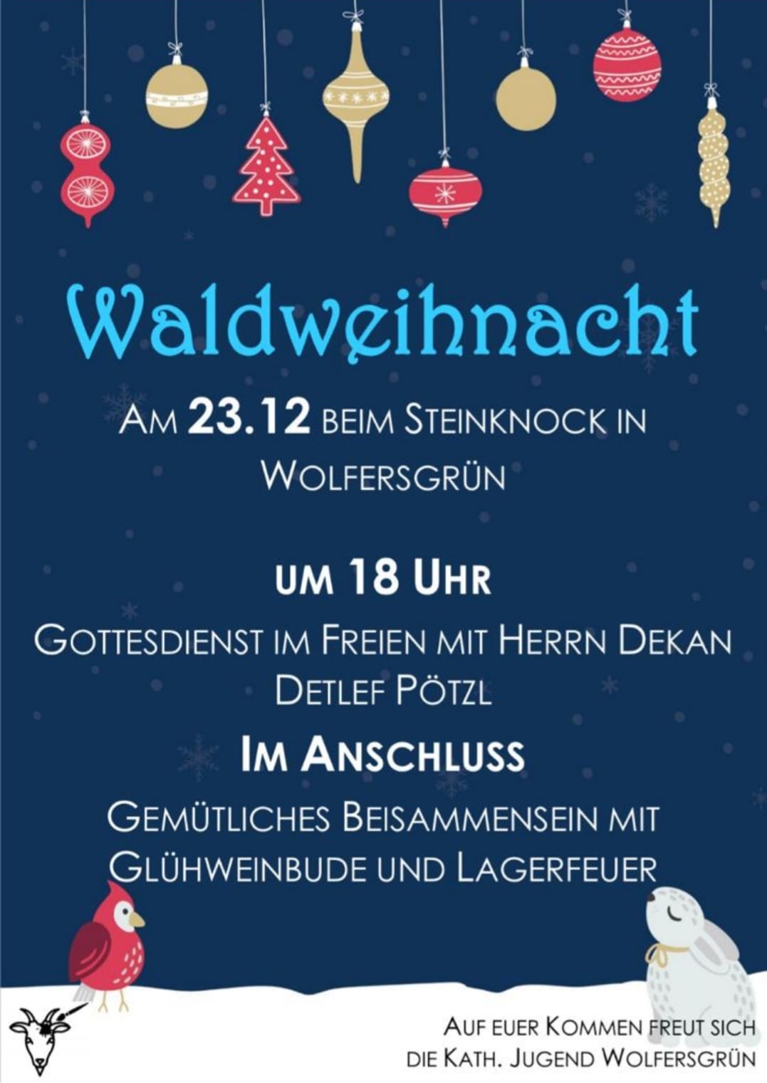 Waldweihnacht in Wolfersgrün